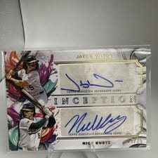 2025 Topps Inception Inception Dual Autographs Nick Kurtz #IDA-WK card