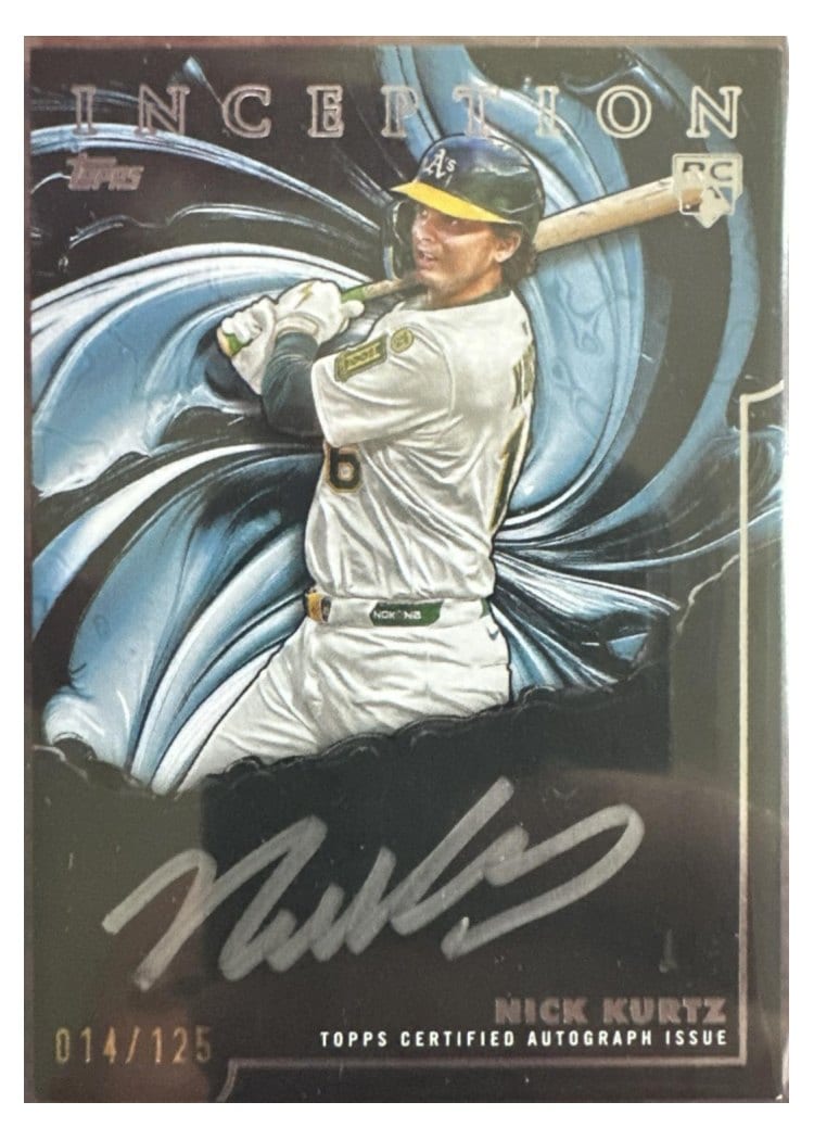 2025 Topps Inception Inception Signings Nick Kurtz #IS-NK card