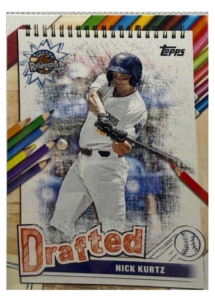 2025 Topps Pro Debut Drafted Nick Kurtz #DF-2 card