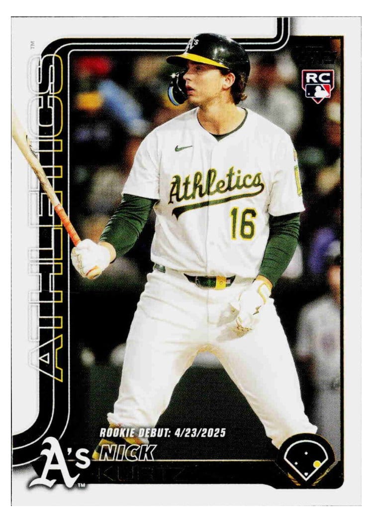 2025 Topps Update Base Set Nick Kurtz #US197 card