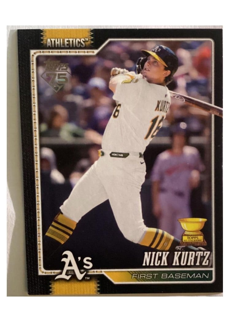 2026 Topps Nick Kurtz Black Border #97 card