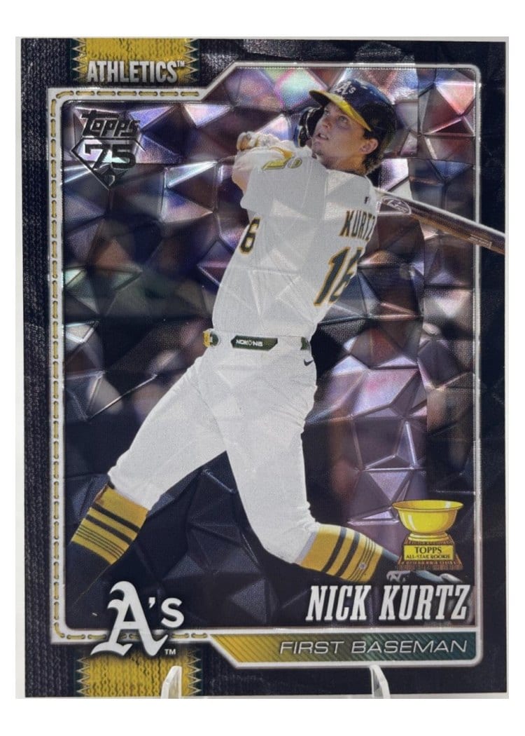 2026 Topps Nick Kurtz Black Diamante #97 card