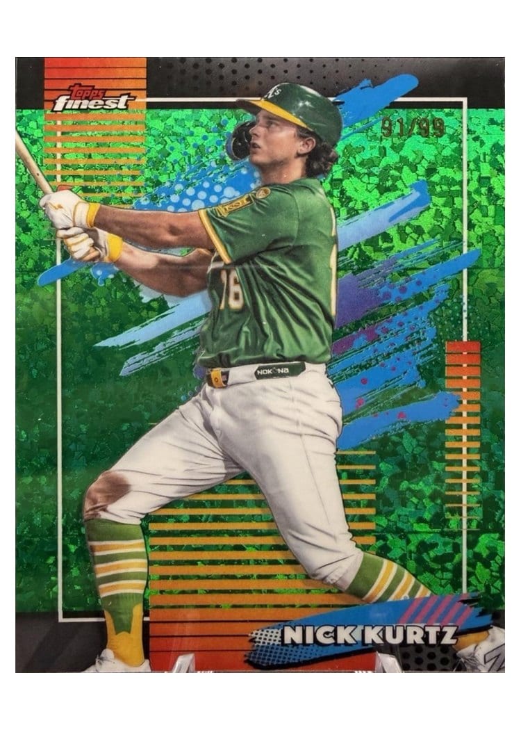 2026 Topps Finest Nick Kurtz #176 card