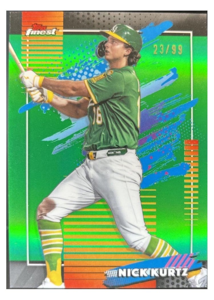2026 Topps Finest Nick Kurtz #176 card