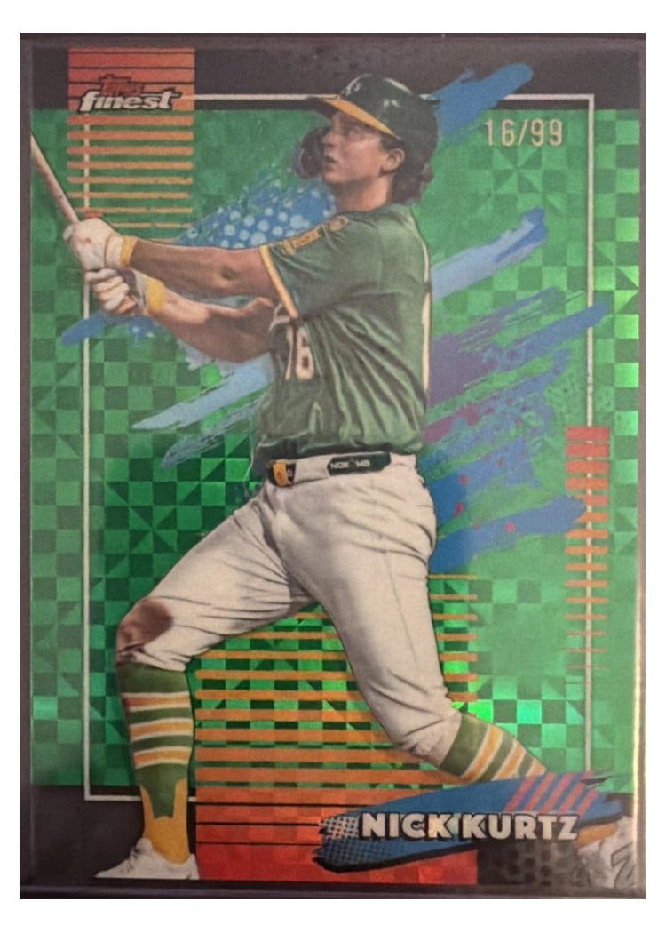 2026 Topps Finest Nick Kurtz #176 card
