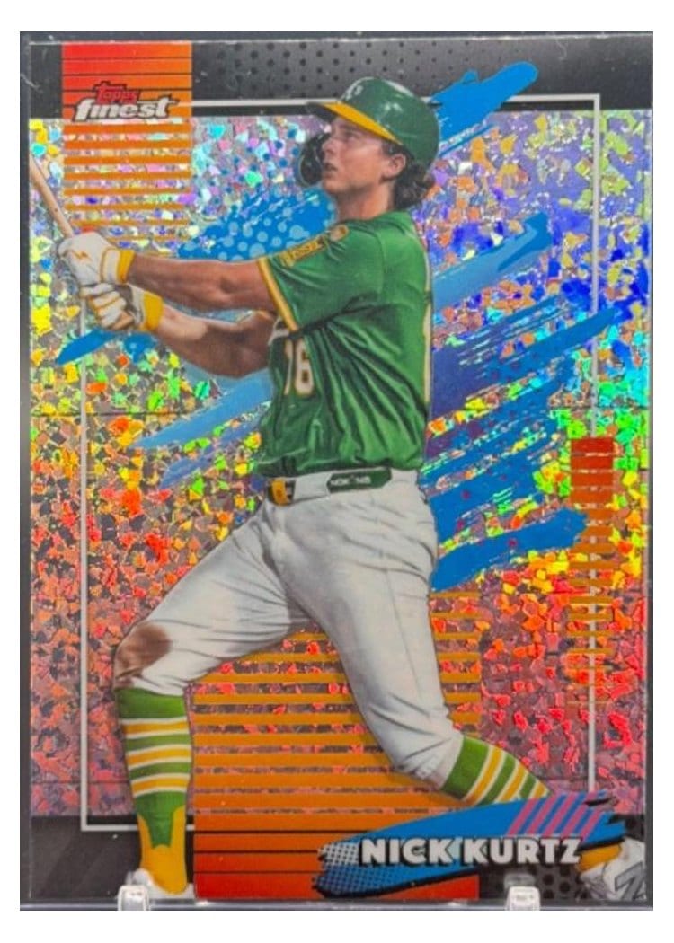 2026 Topps Finest Nick Kurtz #176 card