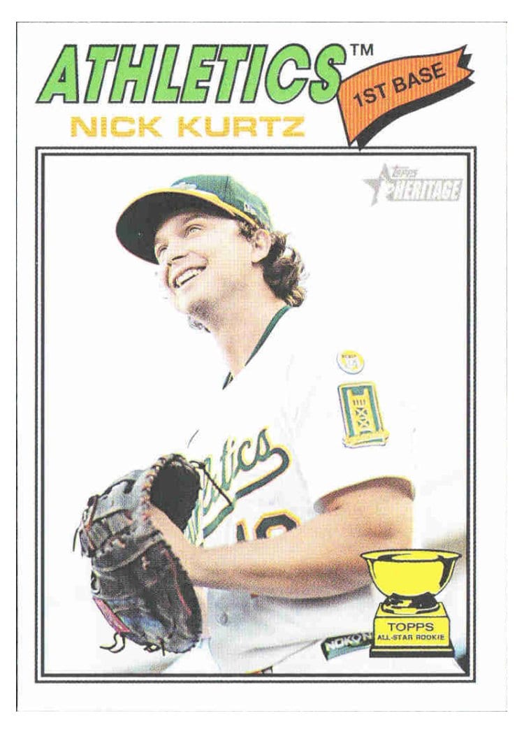 2026 Topps Heritage Base Set Nick Kurtz #275 card
