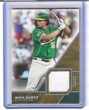 2026 Topps Major League Material Relics Nick Kurtz #MLM-NK card