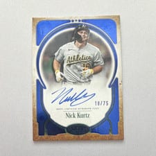 2026 Topps Tier One Prime Performers Autographs Nick Kurtz #PPA-NK