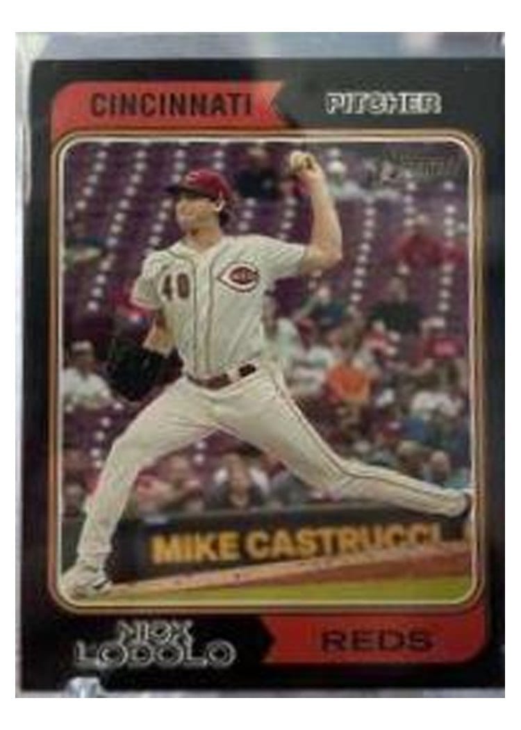 2023 Topps Heritage Base Set Nick Lodolo Black Border #248 card