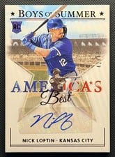 2024 Panini Boys of Summer America's Best Signatures Nick Loftin #AME-NL