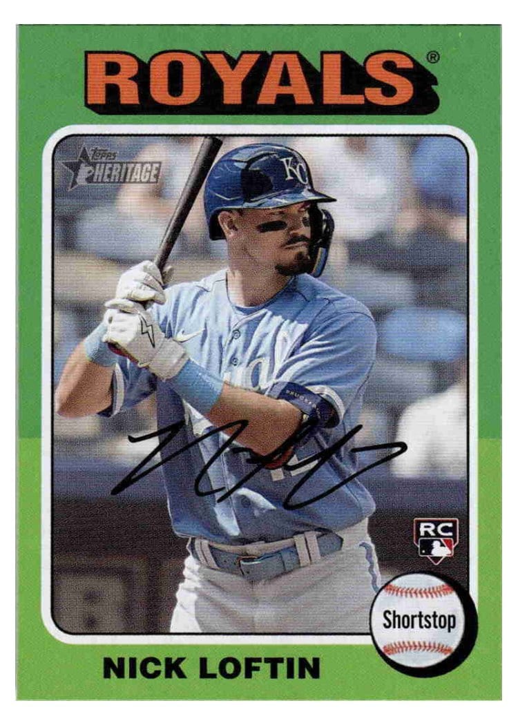 2024 Topps Heritage Base Set Nick Loftin #482 card