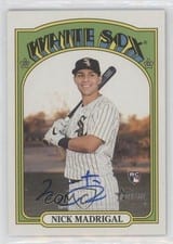 2021 Topps Heritage Real One Autographs Nick Madrigal #ROA-NM card