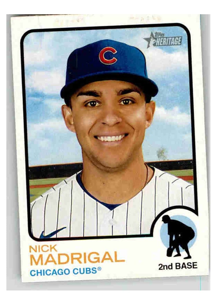 2022 Topps Heritage Base Set Nick Madrigal #314 card