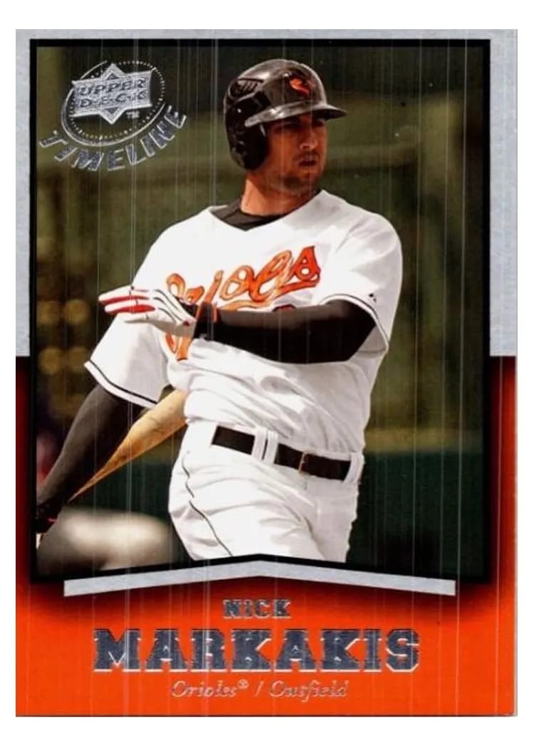 2008 Upper Deck Timeline Nick Markakis #34 card