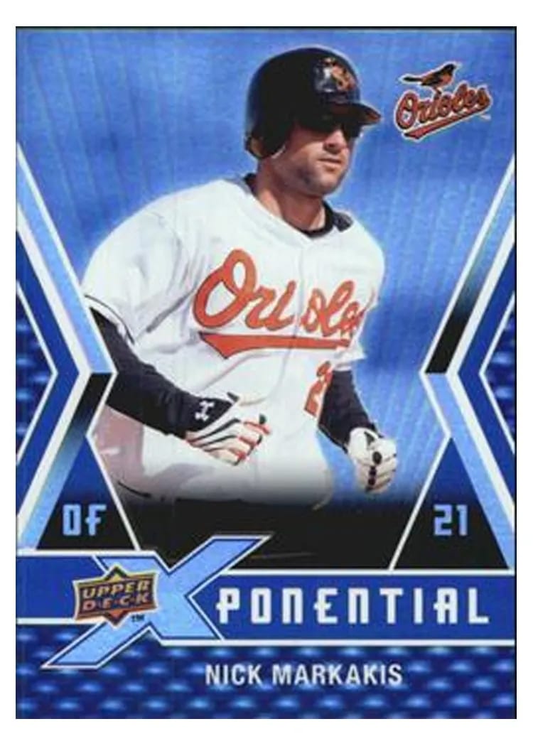 2009 Upper Deck X Xponential Nick Markakis #X-MA card