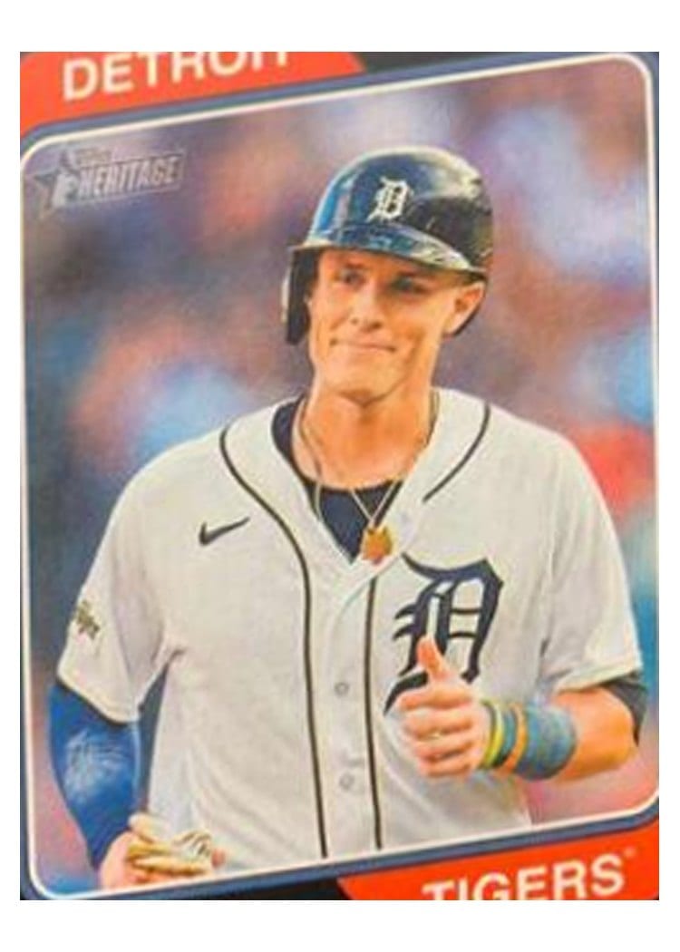 2023 Topps Heritage Base Set Nick Maton #705 card