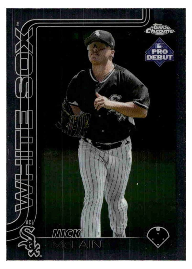 2025 Topps Pro Debut Chrome Nick McLain #PDC-190 card