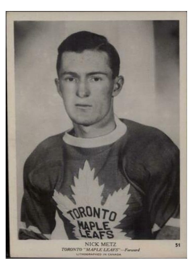 1939 O-Pee-Chee V301-1 Nick Metz #51 card