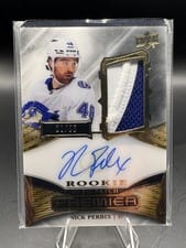2022-23 Upper Deck Premier Acetate Rookie Autograph Patch Nick Perbix #AR-NP card