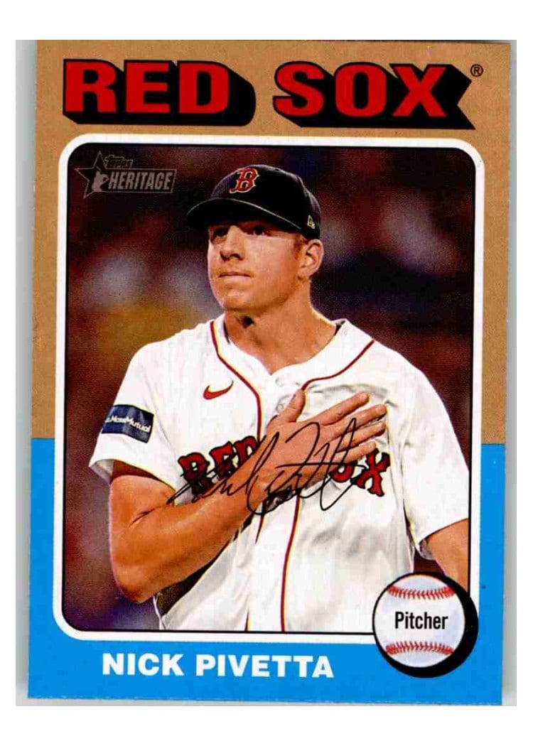 2024 Topps Heritage Base Set Nick Pivetta #8 card