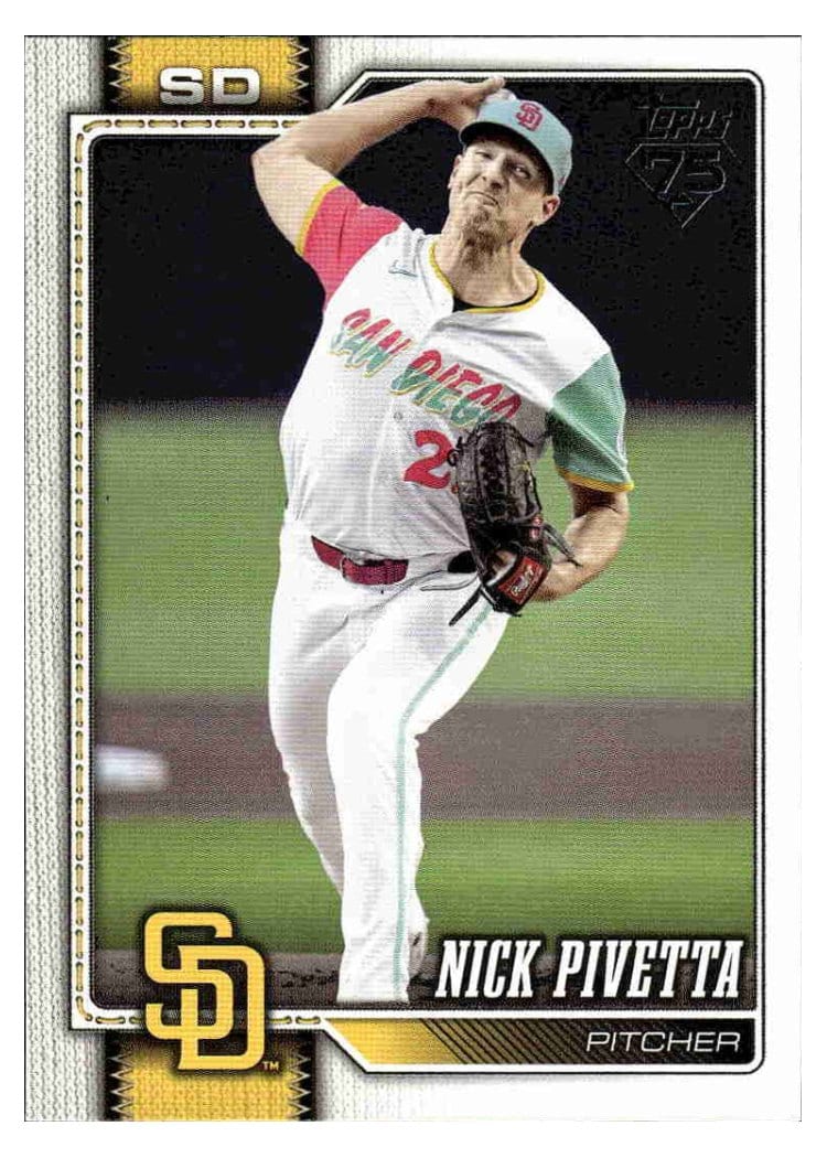 2026 Topps Base Set Nick Pivetta #9 card