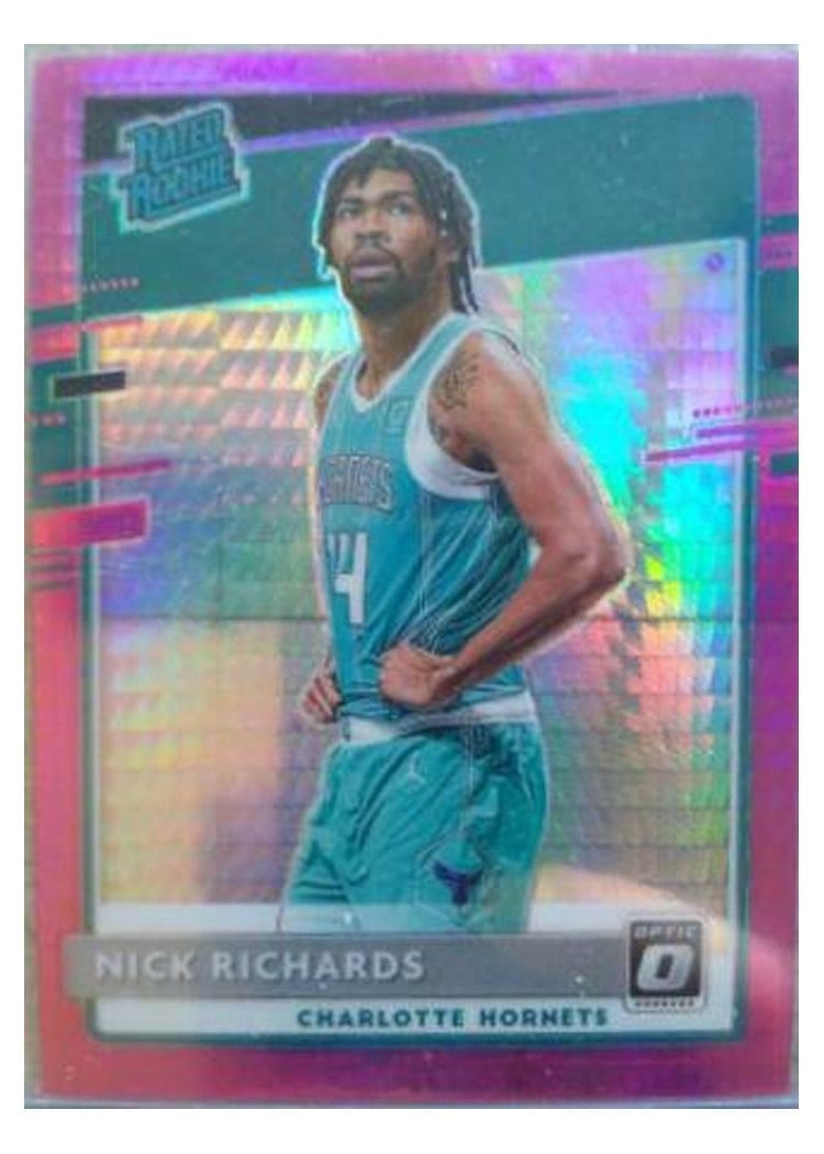2020-21 Donruss Optic Base Set Nick Richards Pink #193 card