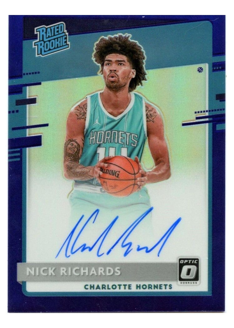 2020-21 Donruss Optic Base Set Nick Richards #193 card