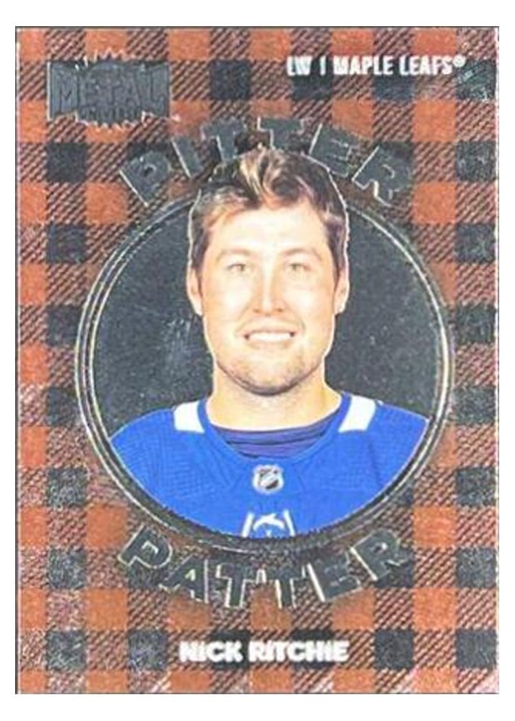 2021-22 SkyBox Metal Universe Pitter Patter Nick Ritchie #PP-14 card