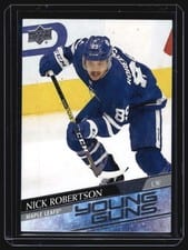 2020 Upper Deck Nick Robertson #237 card