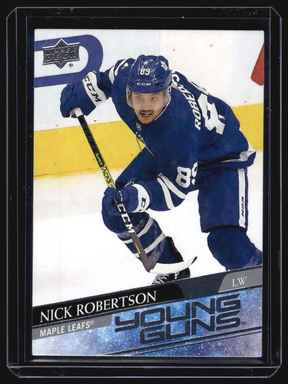 2020 Upper Deck Nick Robertson #237 card