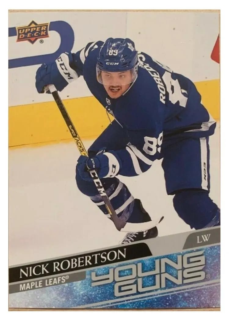 2020 Upper Deck Nick Robertson #237 card