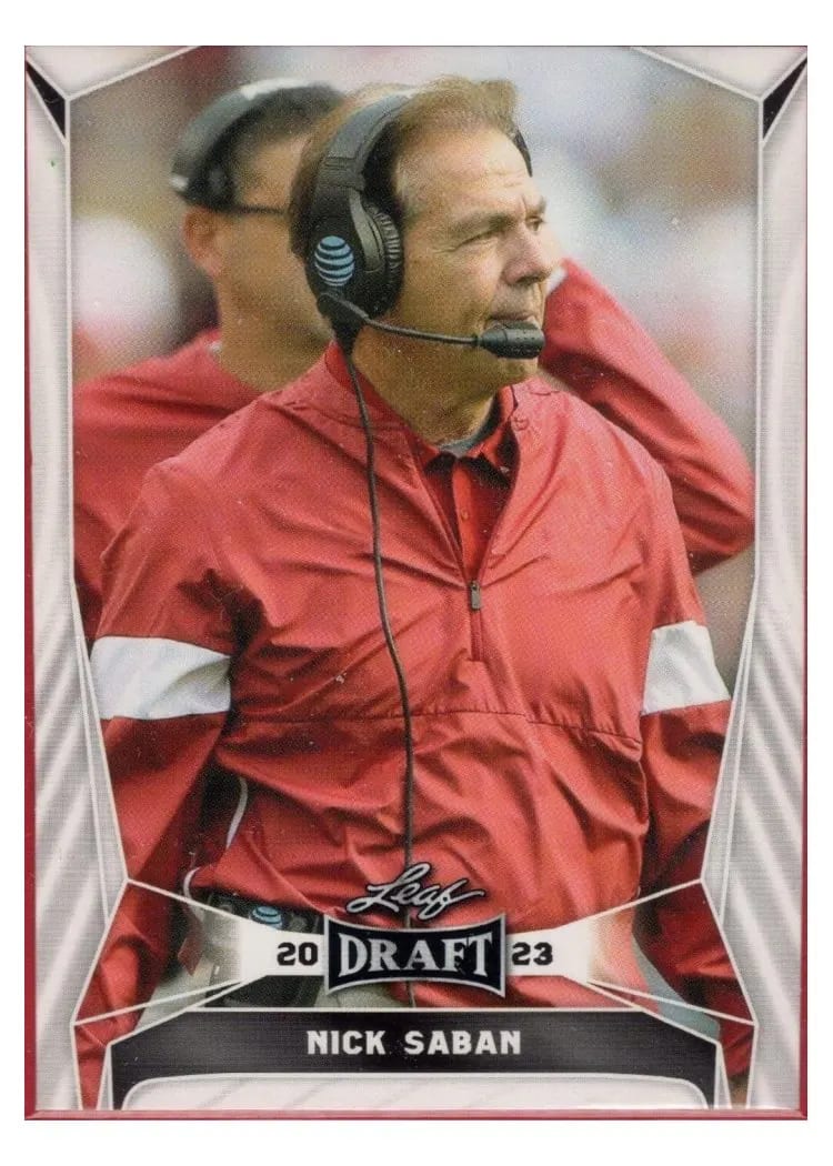 2023 Leaf Draft Nick Saban #26 card