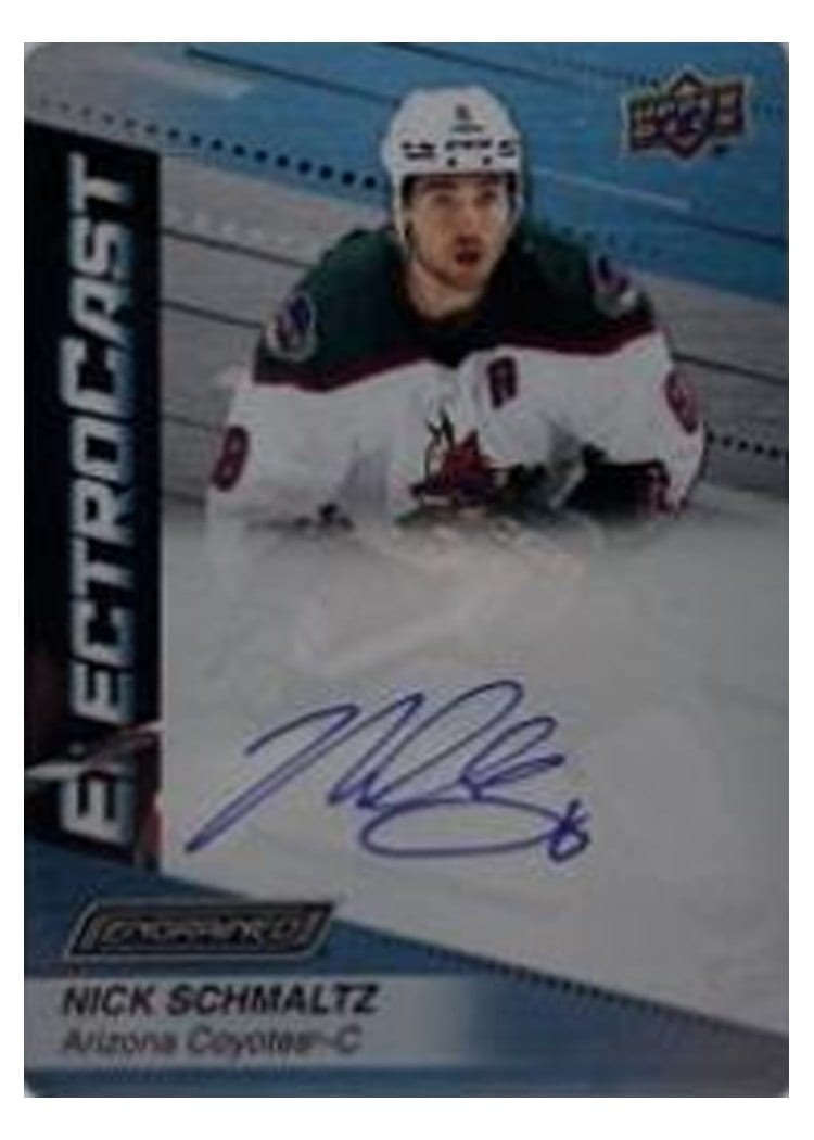 2023-24 Upper Deck Engrained ElectroCast Metal Nick Schmaltz #EC-44 card