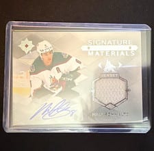 2023-24 Upper Deck Ultimate Collection Signature Materials Jersey Nick Schmaltz #UMS-NS