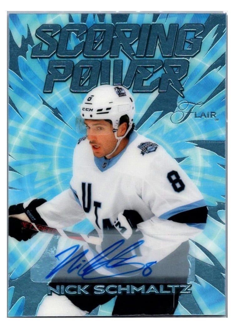 2025-26 Flair Scoring Power Autographs Nick Schmaltz #SP-20