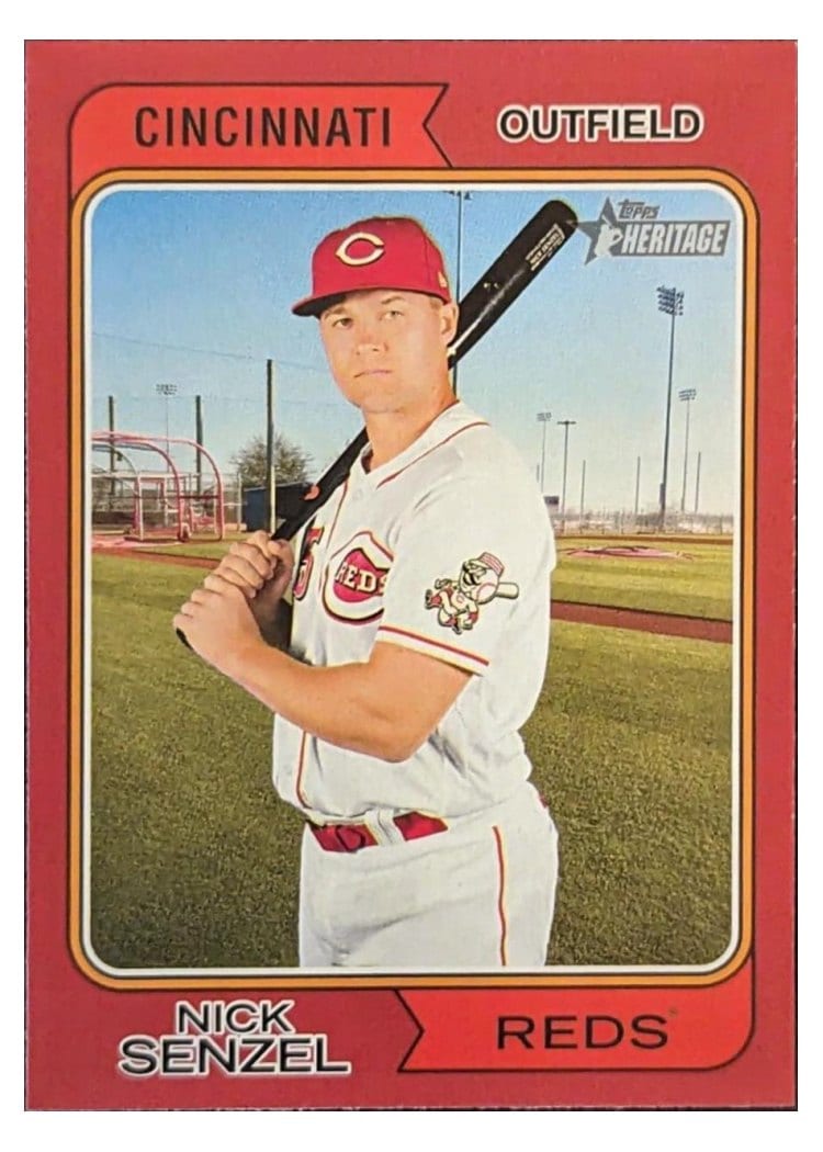 2023 Topps Heritage Base Set Nick Senzel #230 card