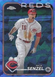 2024 Topps Chrome Sapphire Edition Base Set Nick Senzel #338 card