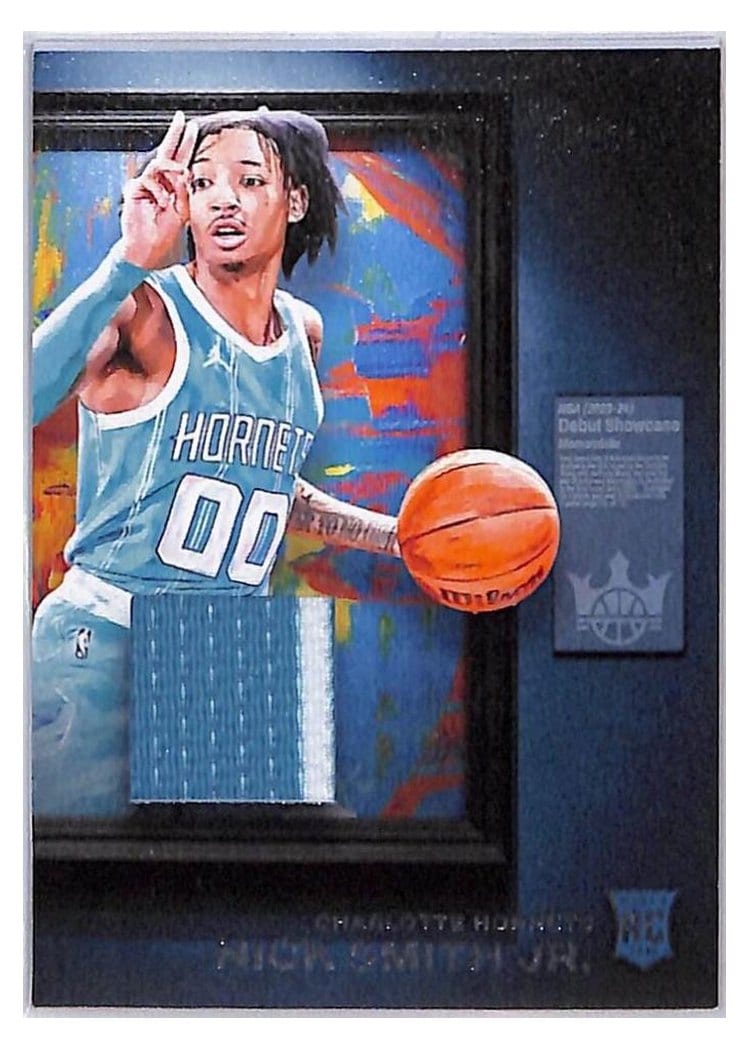 2023-24 Panini Court Kings Debut Showcase Memorabilia Nick Smith Jr. #DSM-NSJ card