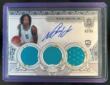 2023-24 Topps Royalty Superior Jersey Signatures Nick Smith Jr. #SJS-NS card
