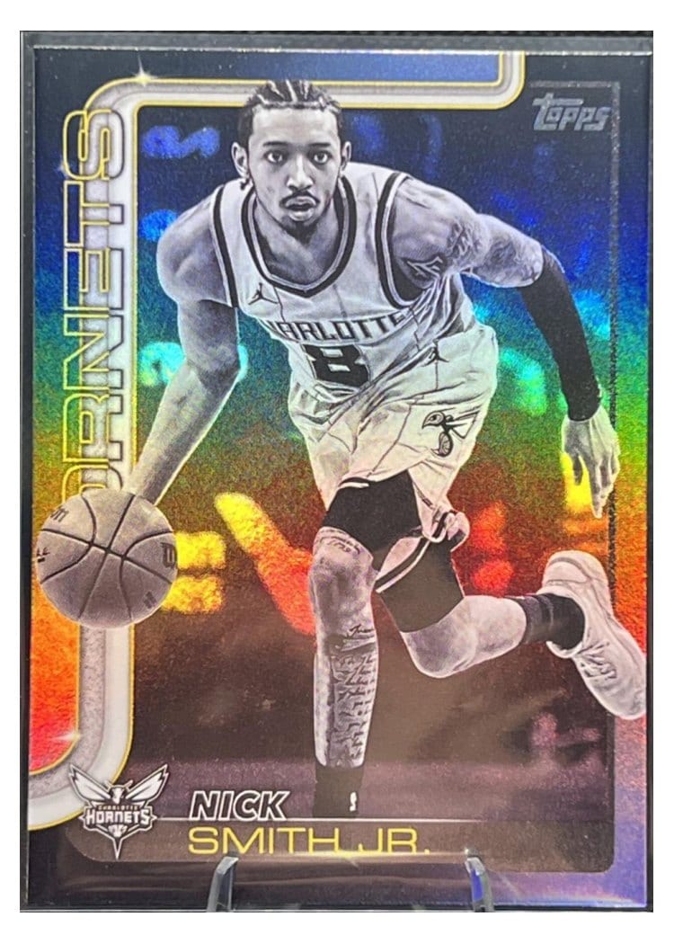 2025-26 Topps Base Set Nick Smith Jr. Blackout #72 card