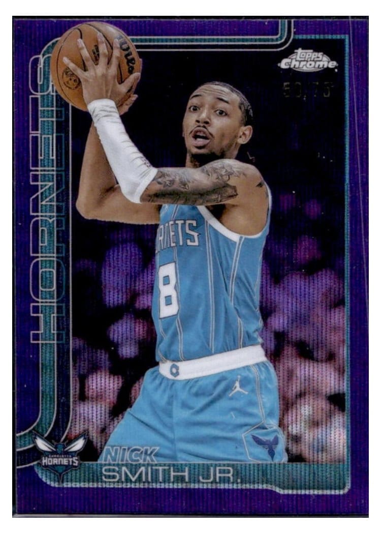 2025-26 Topps Chrome Base Set Nick Smith Jr. #26 card
