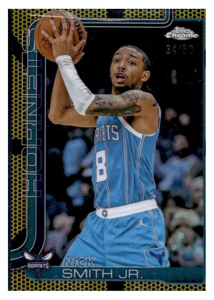 2025-26 Topps Chrome Base Set Nick Smith Jr. #26 card