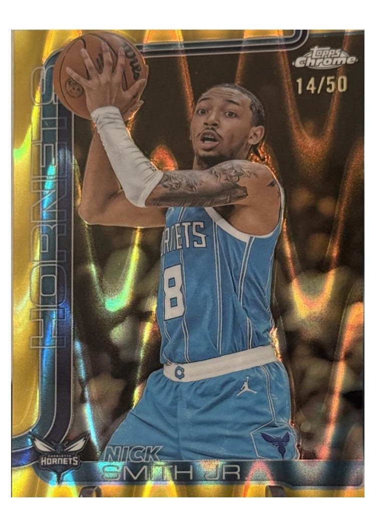 2025-26 Topps Chrome Base Set Nick Smith Jr. #26 card