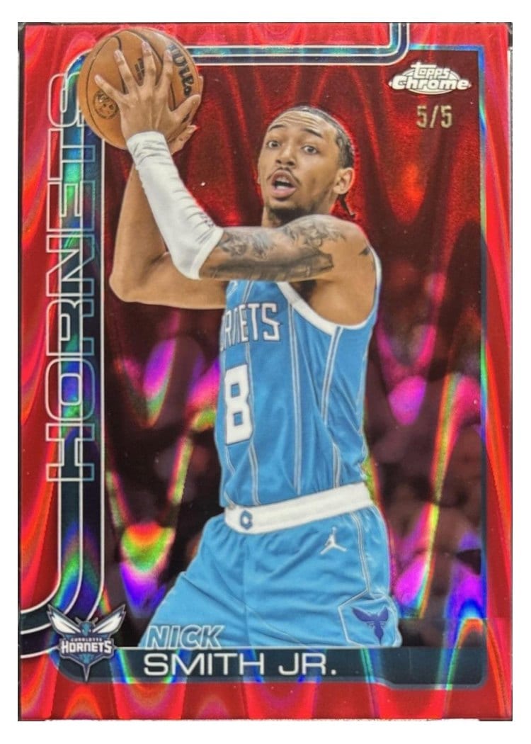 2025-26 Topps Chrome Base Set Nick Smith Jr. #26 card