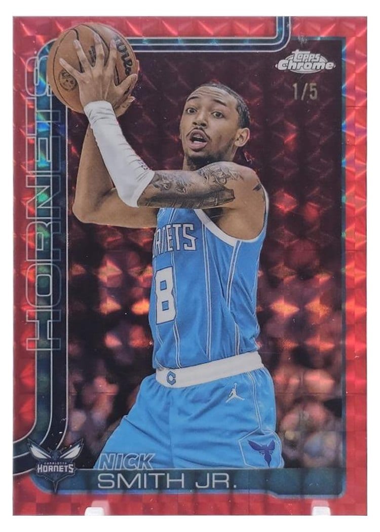 2025-26 Topps Chrome Base Set Nick Smith Jr. #26 card