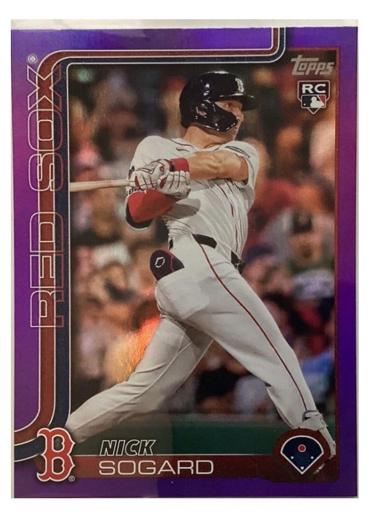 2025 Topps Base Set Nick Sogard Purple Rainbow #94 card