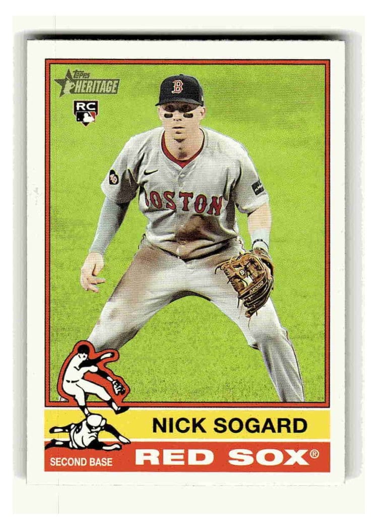 2025 Topps Heritage Base Set Nick Sogard #133 card