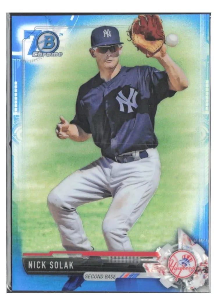 2017 Bowman Draft Chrome Nick Solak #BDC10 card