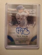 2021 Topps Tier One Break Out Autographs Nick Solak #BOA-NSO card